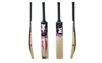 MG Kashmir Willow Ultimate Cricket Bat For Light/Hard Tennis And Leather Ball With Cover- Black