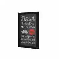 Lowha Ad Your Photo Wall Art Wooden Frame Black Color 23X33cm
