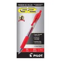 Pilot gel pen G2 5 red