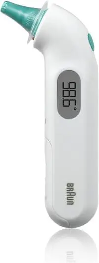Braun Thermoscan 3, Digital Ear Thermometer For Kids, Babies, Toddlers And Adults, Fast, Gentle, And Accurate Results In Seconds - IRT3030