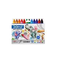 DOMS Wax Crayons Jumbo Set Of 12 Shades