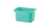 Storage box, turquoise, 42x30x23 cm