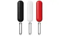 Potato peeler, red/white/black