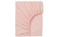 Fitted sheet, light pink90x200 cm