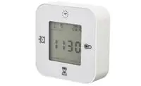 Clock/thermometer/alarm/timer, white