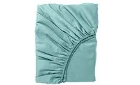 Fitted sheet, grey-turquoise80x200 cm