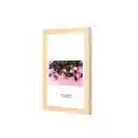 Lowha Love Rose Wall Art Wooden Frame Wood Color 23X33cm
