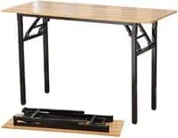 طاولة سكاي تاتش قابلة للطي، مكتب محمول متعدد الوظائف مع أرجل ارتفاع قابلة للتعديل للتخييم والحديقة والنزهة والقهوة (80 × 40 × 75 سم)