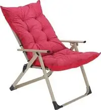 كرسي تخييم من رويال فورد ، احمر وردي