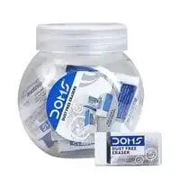 DOMS Dust Free Erasers Small Jar Set Of 20 Pieces