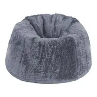 In House Kempes Fur Bean Bag Chair - Medium - Grey