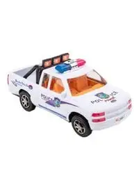 لعبة سيارة أطفال محمولة وغنية بتفاصيل أصلية وتصميم فريد من نوعه، لعبة سيارة شرطة خفيفة الوزن