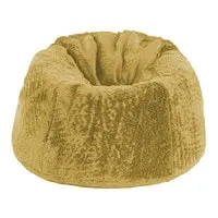 In House Kempes Fur Bean Bag Chair - Large - Gold