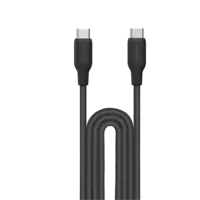 Momax 1-Link Flow CC USB-C إلى USB-C كابل مجدول 2 متر 100 واط - أسود