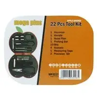 Apple shaped tool kit 22 pieces