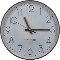 ساعة حائط رويال فورد 12 بوصة مع إطار ABS 1X20، متنوعة، Rf10316