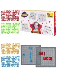 ألعاب أوجي موجي مجموعة لعب مكونة من 220 قطعة من الحروف والأرقام للأطفال والصغار