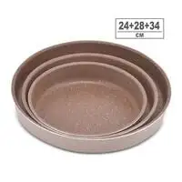 Mister Cook Granite Oven Tray 3 Piece 24-28-34 Cm