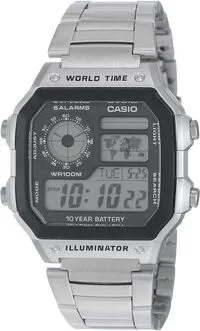 ساعة كاسيو الرقمية كاباليرو AE-1200WHD-1AVDF للجنسين