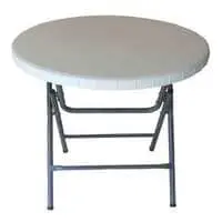 Fold round table hdpe dia 80x74cm