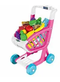 Bei Di Yuan Toys Kids Supermarket Cart Playset