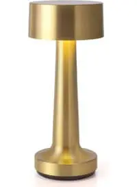 Generic LED Table Lamp Gold 21X9X9cm