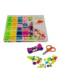 مجموعة خرز ملونة صغيرة من رولي تويز مجموعة صنع خرز مجوهرات سوار ذاتي الصنع لعبة للبنات