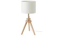 Table lamp, ash/white