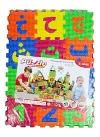 Child Toy Creative Interlocking Learning Alphabet Mat Series Number Puzzle Set For Kids