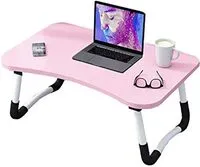 Datazone Laptop Desk, Small Foldable Office Table, Lightweight And Easy To Move With Non-Slip Legs For Indoor And Outdoor Use Suitable For Study, Reading And Dining Dz-Tp001 (Pink)