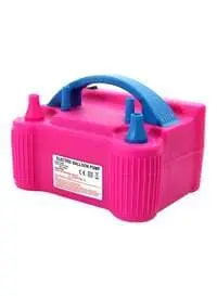 Generic Multifunctional Electric Balloon Pump Pink/Blue 195X155X125mm