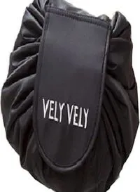 Generic Portable Large Capacity Makeup Bag Black