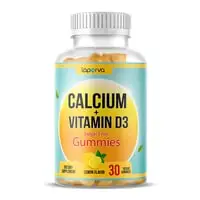 Laperva Calcium Plus Vitamin D3, 30 Veggie Gummies