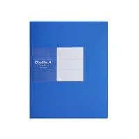 Double A Pocket File A4/60 Pockets Light Blue, Suitable For School And Office Purpose