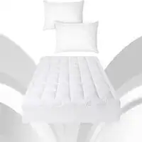 In House Comfort Package Mattress Topper 8cm + 2 Hotel Pillows - 200x120cm