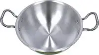 Royalford Aluminium Wok Pan With Lid, 28cm - Frying Pan With Durable Aluminium Food Safe Material - Fry Pan With Lid & Heat-Resistant Handles, Perfect For Cooking Multiple Dishes, Rf10099, Multi
