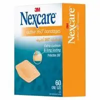 Nexcare 3m active 360 bandages 60 counts