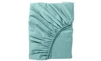 Fitted sheet, grey-turquoise160x200 cm