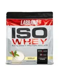 Labrada ISO Whey, 100% Whey Protein Isolate - Vanilla - (5 lb)