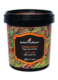 Jardin D Oleane Argan Oil And Coffee Sugar Scrub , Black 600g