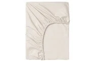 Fitted sheet, light beige180x200 cm