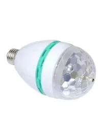 Generic LED Mini Rotating Lamp White/Clear