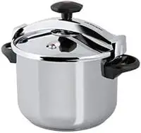 Royalford Stainless Steel Pressure Cooker 9L, Multi-Colour, Rf9651
