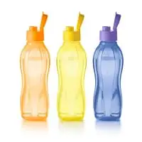 طقم زجاجات اكو 750 مل (2+1) من تابروير - 3 ألوان بلاستيك