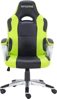 كرسي الألعاب داتا زون داتا زون بتصميم مريح، أسود/أخضر