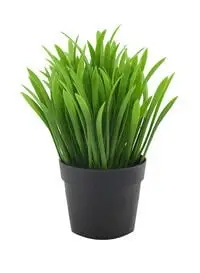 Generic نبات صناعي في إناء أخضر/أسود