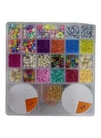 Generic Small Colorful Beads Set DIY Bracelet Jewelry Bead Making Set Toy For Girls