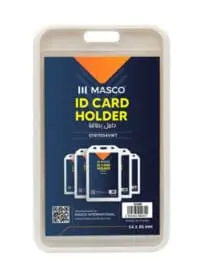 Masco 5-Piece Vertical ID Card Holder White