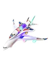 Rally 360° Rotating Electric Space Shuttle A380 With Flashing Lights & Sound Toy