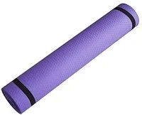 Generic Yoga Pilates Yoga Mat Sports Fitness Mat 3Mm-6Mm Bone Type Eva Soft Sports Yoga Mat For Yoga (Color : 6Mm Purple)